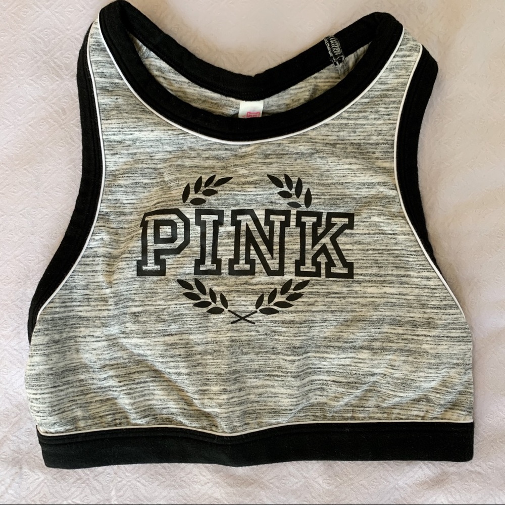 VS Pink Crop Top Sports Bra